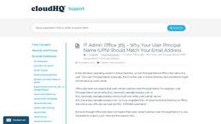 IT Admin: Office 365 – Why Your User Principal Name (UPN) Should ...
