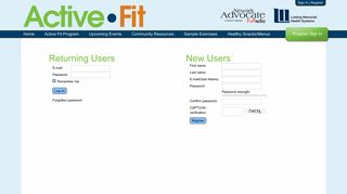 Program Sign In - ActiveFit | Promoting Healthy Lifestyles for Kids
