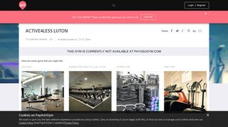Active4Less Luton, Flexible Gym Passes, LU2, Luton - PayasUgym.com