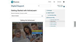 Getting Started with ActiveLearn - Pearson Schools and FE Colleges