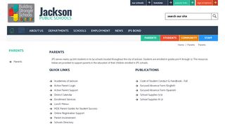 Parents / Parents - Jackson Public Schools