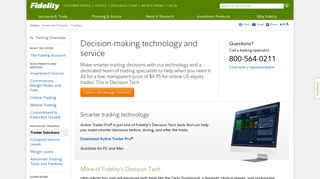 Active Trader Solutions from Fidelity