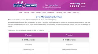 Active4Less Burnham. Fitness Club & Gym, Burnham, Buckinghamshire