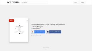 Activity Diagrams: Login Activity: Registration Activity Diagram ...
