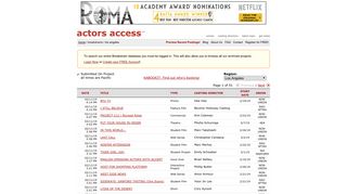 Breakdown - Actors Access