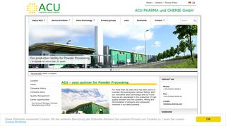 ACU – your partner for Powder Processing - m-de.acu-pharma.com