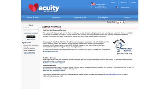 agency interface - Acuity Insurance