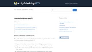 How do client accounts work? – Acuity Scheduling
