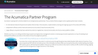 The Acumatica Partner Program | Acumatica Cloud ERP