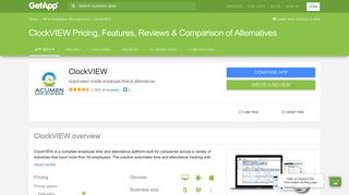 ClockVIEW Pricing, Features, Reviews & Comparison of Alternatives ...