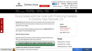 Cerritos Acura Finance Center |Auto Loan & Lease| Serving Norwalk ...