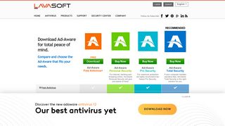 Ad-Aware Antivirus and Antispyware software. PC security features ...