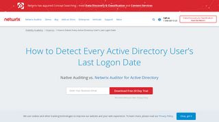 How to Detect Every Active Directory User's Last Logon Date - Netwrix