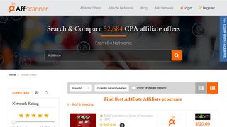 Ad4Date Affiliate Programs | Ad4Date CPA Affiliate Offers | Affscanner