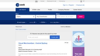 Adairs Jobs in All Australia - SEEK