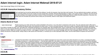 Adam internet login | Adam Internet Webmail - 2018-07-21 - Miss Literati