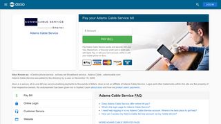 Adams Cable Service: Login, Bill Pay, Customer Service and Care ...