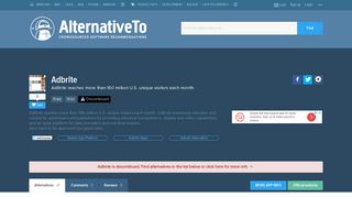 Adbrite Alternatives and Similar Websites and Apps - AlternativeTo.net