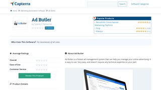 Ad Butler Reviews and Pricing - 2019 - Capterra