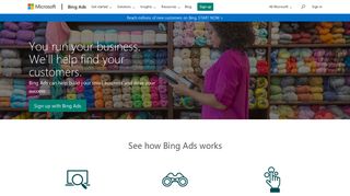 Sign up to boost business visibility with search ads - Bing Ads - Microsoft