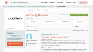 AdClarity Reviews | G2 Crowd