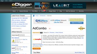 AdCombo Network Reviews by Real Affiliates | oDigger