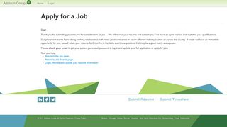 Apply for a Job - Addison Group