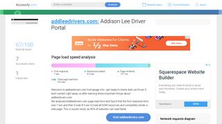 Access addleedrivers.com. Addison Lee Driver Portal