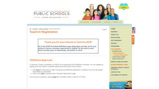 The Foundation for OCPS - Teach-In Registration