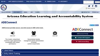 ADEConnect - Arizona Education Learning and Accountability System ...