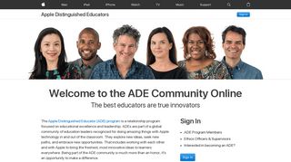 Apple Distinguished Educators Online Community -The ADE Community