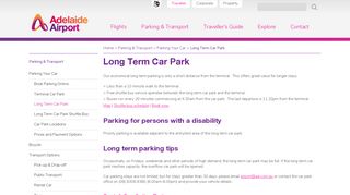 Long Term Car Park | Adelaide Airport