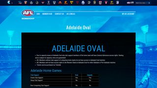 Adelaide Oval | AFL Membership