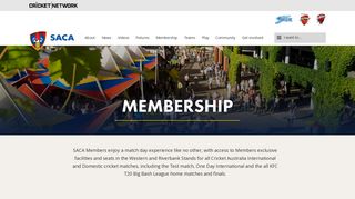 Membership | SACA South Australian Cricket Association