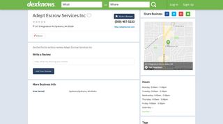 Adept Escrow Services Inc | Spokane, WA 99208 | General Real Estate