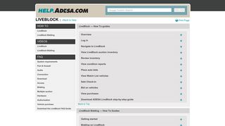HELP.ADESA.com - LiveBlock