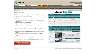 ADESA Run Lists | Get The Vehicle List Before The Auto Auction Starts