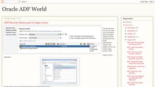 Oracle ADF World: ADF Security Basics part 6:Login screen