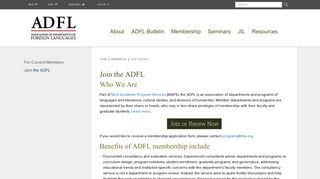Join the ADFL | ADFL