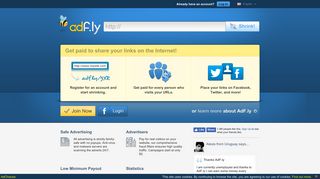AdFly - The URL shortener service that pays you! Earn money for ...