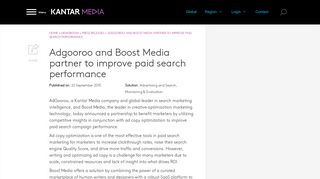 Adgooroo and Boost Media partner to improve paid search ...