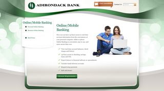 Online Banking - Adirondack Bank