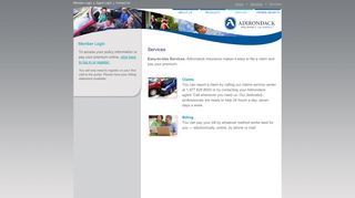 Adirondack Insurance Exchange - Services