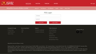 POS Login - Aditya Birla Insurance Brokers Limited