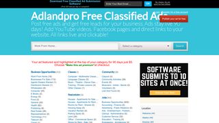 Adlandpro Free Classified Ads