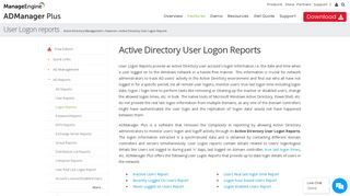 Reporting on Active Directory User Logon Activity: Pre-built Detailed ...