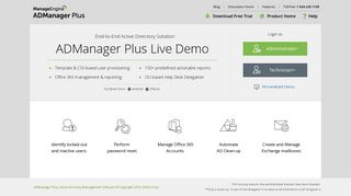 ADManager Plus :: Active Directory Management and Reporting