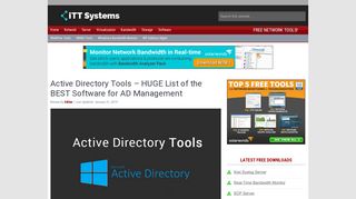 Best Active Directory Tools (FREE) for AD Management & Administration