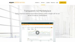 Transparent Ad Marketplace | Amazon Publisher Services