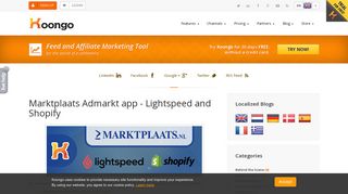 Marktplaats Admarkt app - Lightspeed and Shopify / Koongo Blog